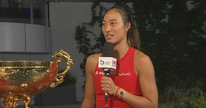 Zheng Qinwen completes injury comeback in style by serving out historic China Open win