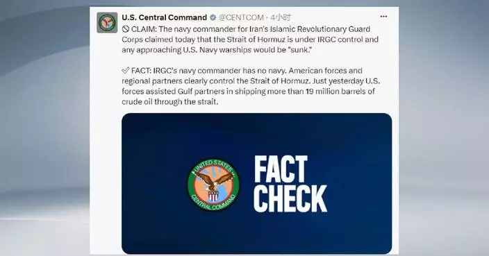 US CENTCOM dismisses Iranian threats, reaffirms control over Strait of Hormuz