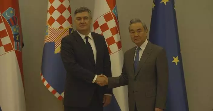 Croatian president meets Chinese FM, pledges to strengthen bilateral cooperation