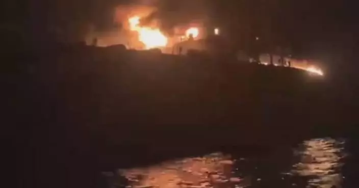 Supertanker catches fire in Strait of Hormuz after hitting sea mine: Iranian military