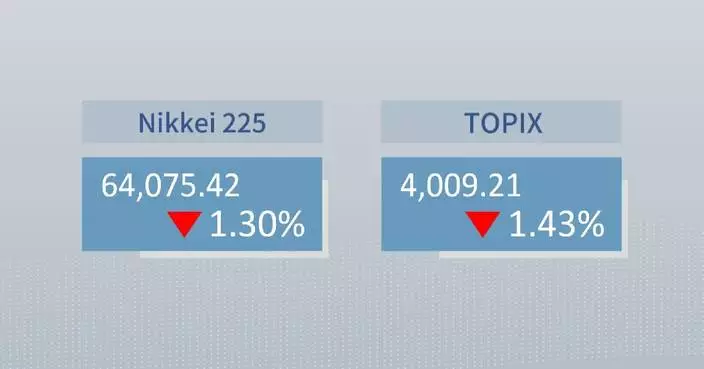 Tokyo stocks close lower on Tuesday