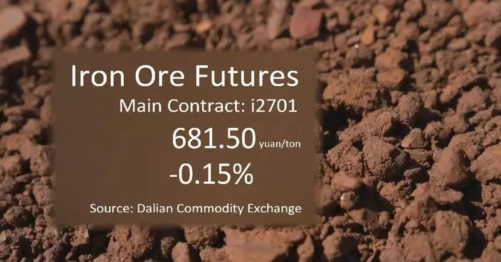 China's iron ore futures finish lower Tuesday
