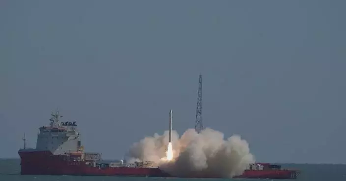 China's commercial CERES-1 Y8 rocket launches remote-sensing satellite from sea