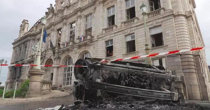 Residents express shock, anger after historic town hall in Limoges destroyed amid violent protests
