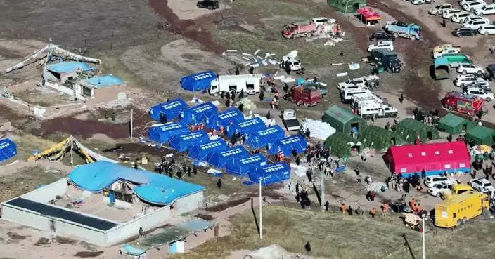 Rescue, relief operations continue after Thursday night's Xizang earthquake