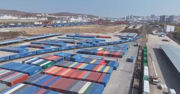 China-Europe freight train service via eastern corridor sets new trip record