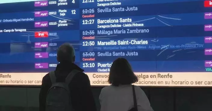 Rail service partly suspended after Spain's deadly train collision