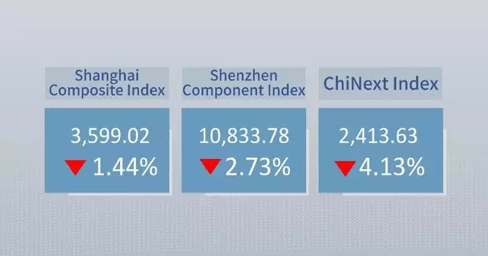Chinese shares close lower Friday