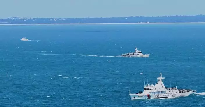 Fujian coast guard conducts routine patrols in waters near Kinmen