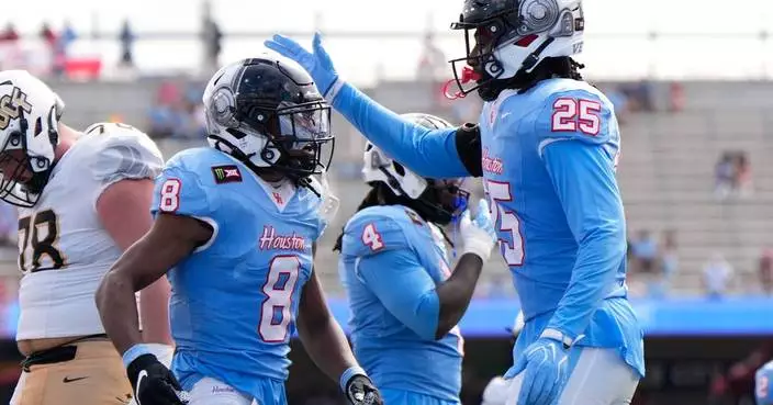 Conner Weigman's 3 second-half touchdowns rally No. 20 Houston past UCF 27-17