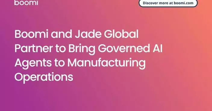 Boomi and Jade Global Partner to Bring Governed AI Agents to Manufacturing Operations