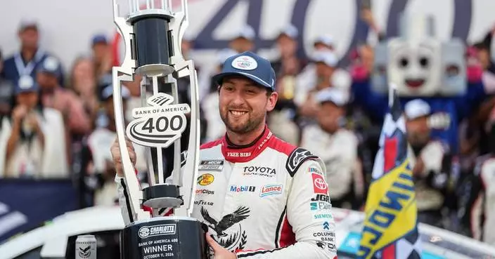 Chase Briscoe edges Austin Hill at Talladega for first NASCAR pole position of the season
