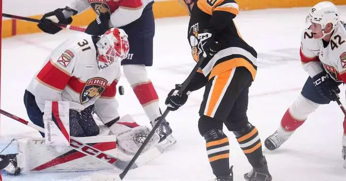 Florida Panthers rookie goalie Cooper Black — all 6-feet-9 of him — makes NHL history in debut