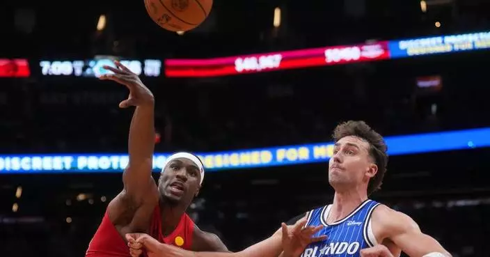 Barrett, Barnes lead the Raptors in a 129-99 romp over the Magic
