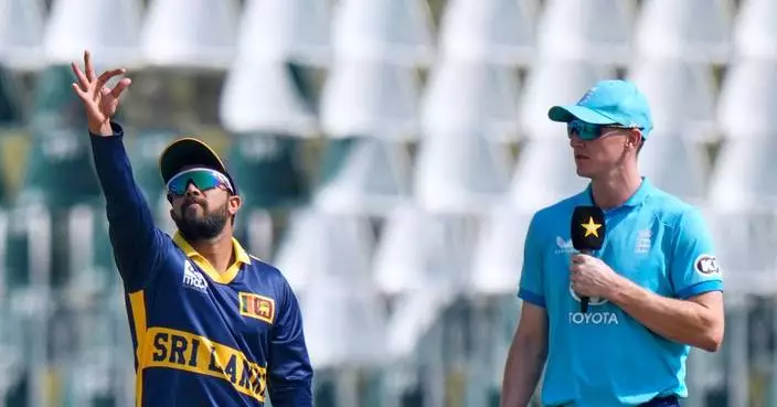 Sri Lanka wins toss, elects to field against England in ODI cricket tri-series