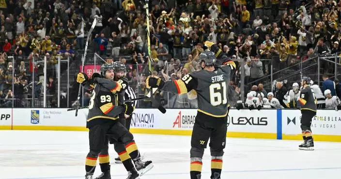 Marner scores on OT power play to lift the Golden Knights past the Kings, 2-1