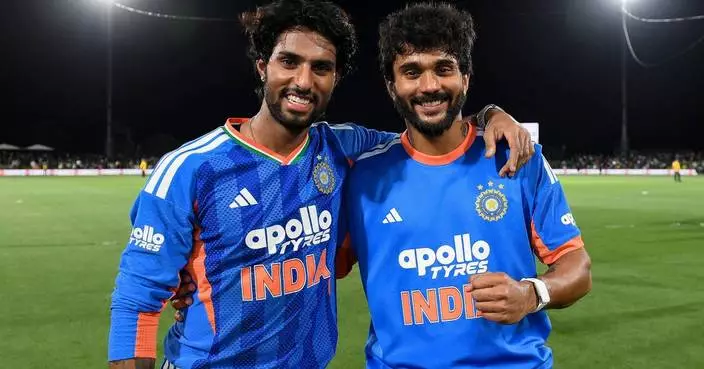Tilak and Reddy guide India to 4-wicket win over New Zealand with 1 ball left in 2nd cricket T20