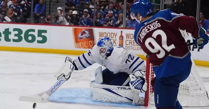 Nylander ties a career high with 5 points, Maple Leafs beat Avs, 6-3