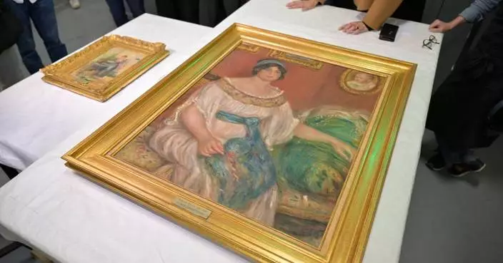 DNA and vehicle-tracking help French investigators recover stolen Renoirs and makes arrests
