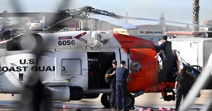 US Coast Guard rescues at least 16 and is searching for more in the water off Mexico's Baja Coast