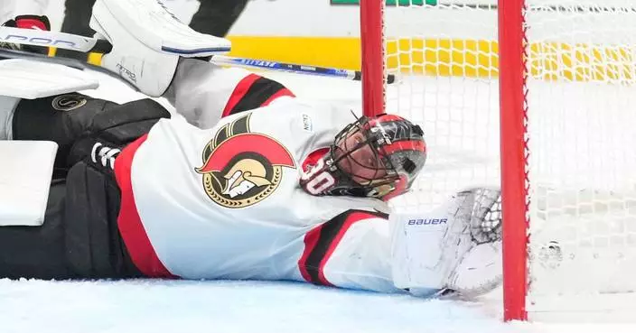 Kings beat Senators 6-5 in OT after blowing a 4-goal lead in the 3rd period