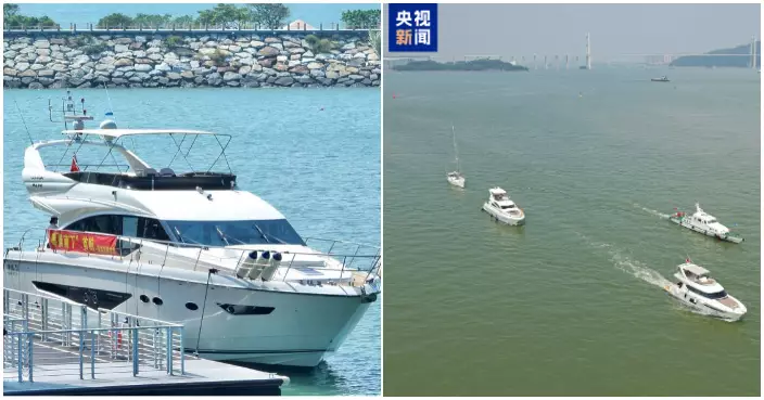 Guangdong Yachts Southbound Maiden Voyage: Five Mainland Yachts Dock at Lantau Yacht Club