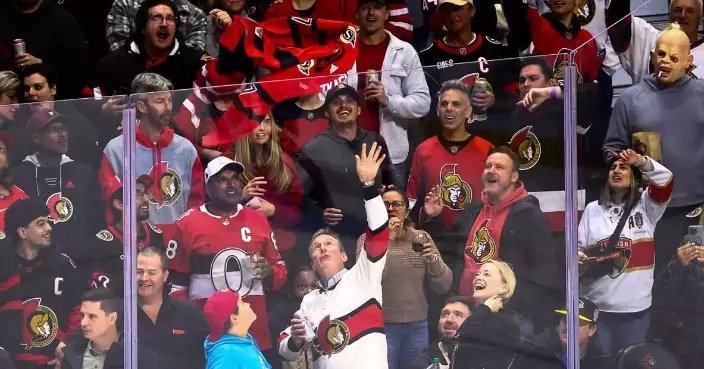 Brady Tkachuk gets ice-cold reception in return to Ottawa with Florida Panthers