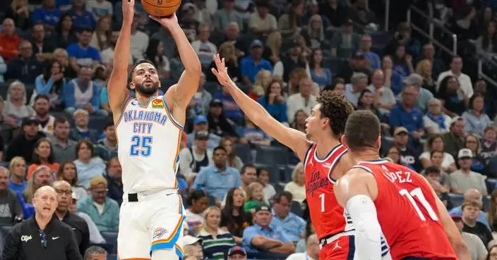 Thunder stay undefeated with a 108-101 victory over the Clippers