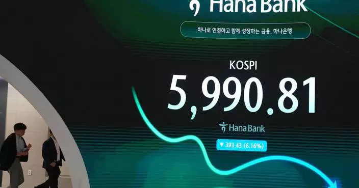 South Korea's Kospi index sinks more than 7% on semiconductor share sell-off over AI boom worries
