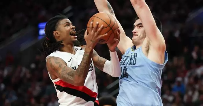 Ja Morant could miss a month after straining left hamstring in Blazers' loss to Grizzlies