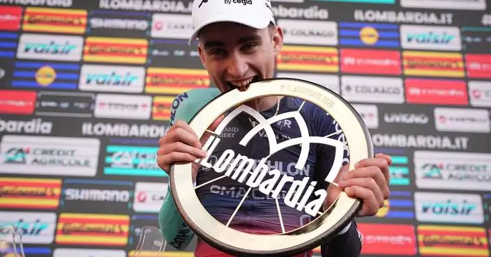 Seixas becomes youngest winner of Tour of Lombardy at 20 and cyclists protest over safety concerns