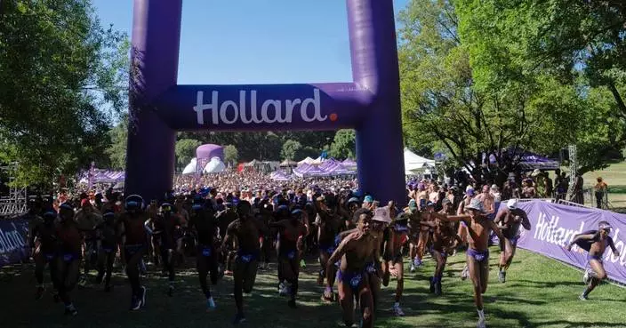 South African runners don cheeky attire for annual race to spotlight prostate cancer