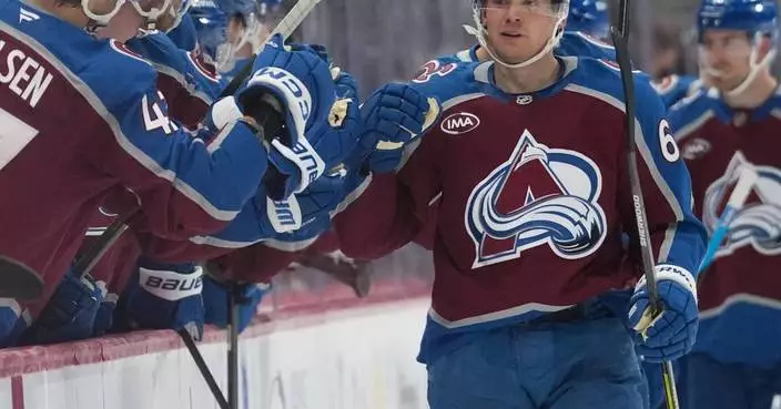 Nathan MacKinnon has goal and 3 assists, Artturi Lehkonen scores twice as Avs beat Penguins 5-2