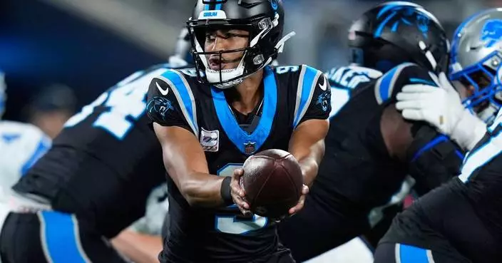 Panthers to visit an Eagles team that was already reeling before losing Hurts to a blood clot