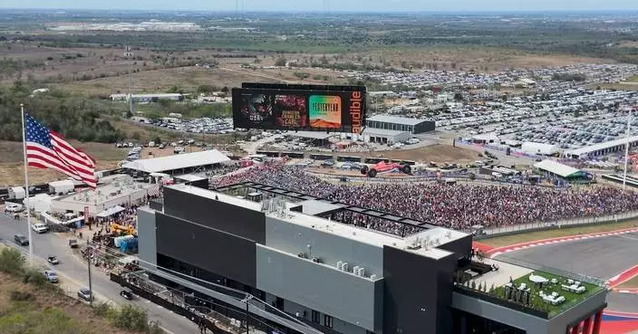 World's Largest Flying Digital Screen Takes to the Skies at Formula 1 in Austin