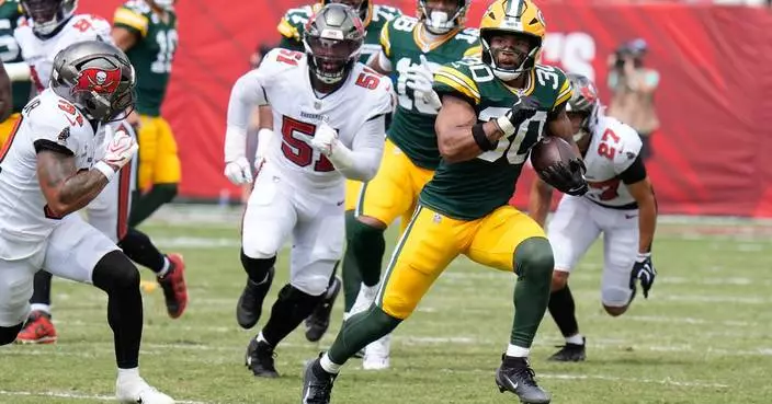 Packers place running back Chris Brooks on injured reserve due to ankle problem