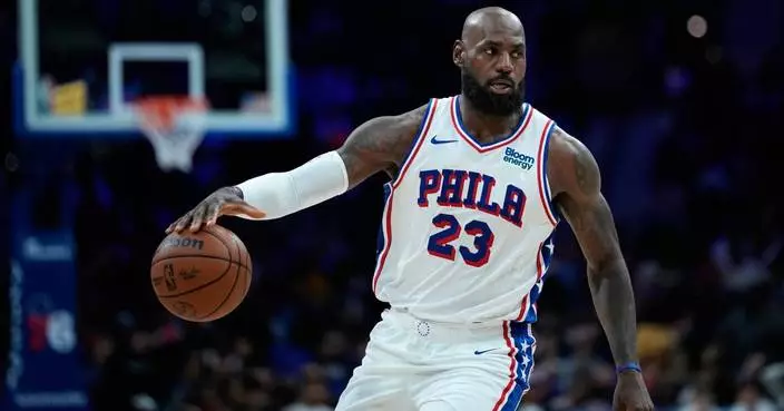 LeBron James is set to open his 24th season in New York when his 76ers visit the Knicks