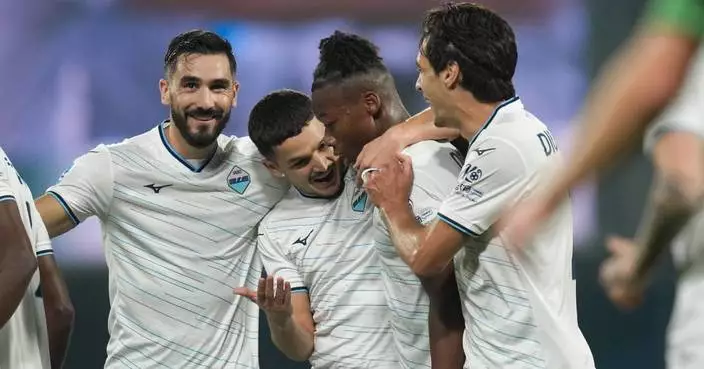 Lazio routs Sassuolo 6-2 to stay top of Serie A, humiliating cup exits for Arsenal and Espanyol