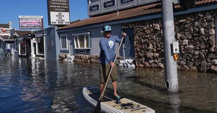 King tides inundate streets and flood homes and businesses along both US coasts