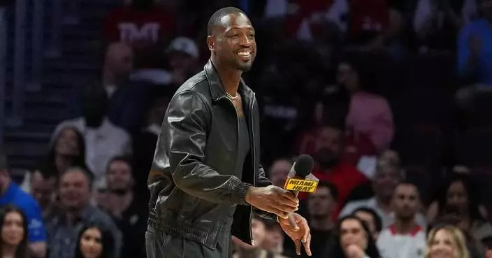 Heat unveil an updated Wade statue, after original was widely panned for not looking like him