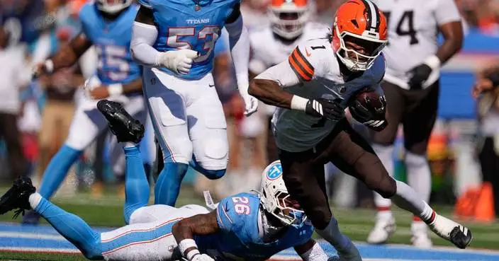 Cleveland rookie receiver KC Concepcion has breakout performance with 8 catches for 129 yards