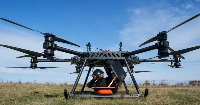AP gets exclusive look at 'StarGate,' Ukraine's first aerial drone to evacuate wounded soldiers