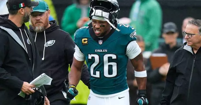 Eagles stars Saquon Barkley and DeVonta Smith ruled out of London game against Jaguars