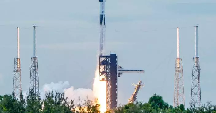 SpaceX launches 4 astronauts on a fast track to the International Space Station