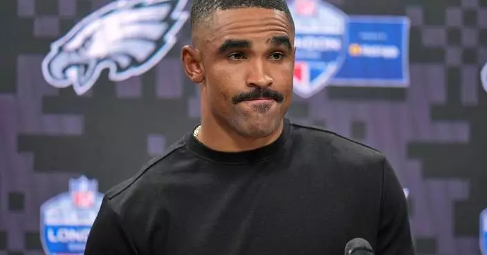 Eagles QB Jalen Hurts is expected to miss the rest of the season with blood clots, AP source says