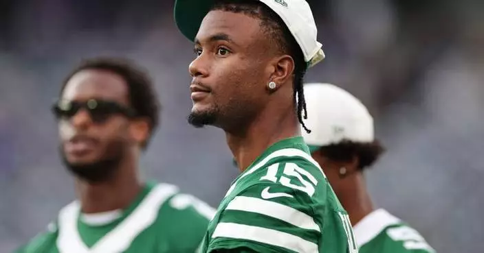 Jets WR Adonai Mitchell returns for limited practice as he works toward comeback from finger surgery