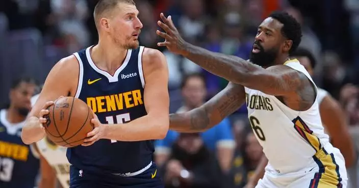 Jokic has triple-double, Murray scores 42 points in Nuggets' OT victory over Pelicans