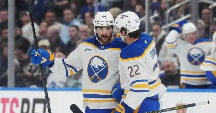 Owen Power scores in OT to complete Sabres' rally for 5-4 win over Maple Leafs