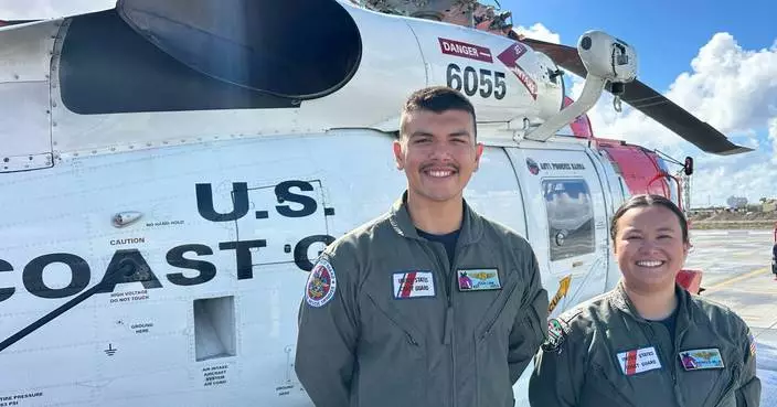 24-year-old Coast Guard swimmer says he fought waves and darkness to rescue 16 people from ocean