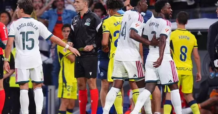 Vinícius Jr. to miss 'clasico' after being hit with a 4-match ban for hair pull and angry protests
